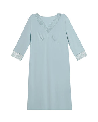 Aimer Long Lace-Trimmed Nightdress
