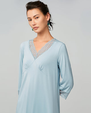Aimer Long Lace-Trimmed Nightdress