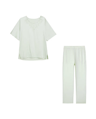 Aimer Short-Sleeve Pajamas Set
