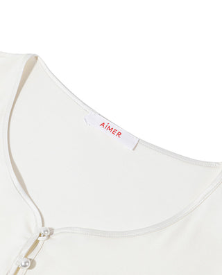 Aimer Cool-feeling Pajamas Set