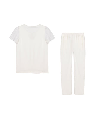 Aimer Cool-feeling Pajamas Set