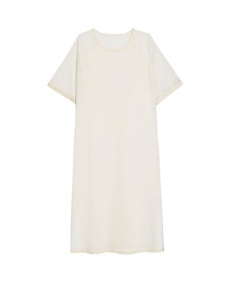 Aimer Short-Sleeve Nightgown with Seaweed Fiber