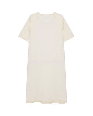 Aimer Short-Sleeve Nightgown with Seaweed Fiber