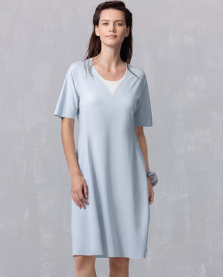 Aimer 25SS Pullover Short-Sleeved Nightgown With Cups