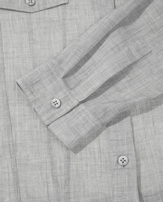 Aimer CHUANG 25SS Silk Printed Long-Sleeve Jacket