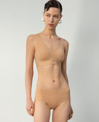 Aimer CHUANG 25SS Scoop Neck Wireless T-Shirt Bra