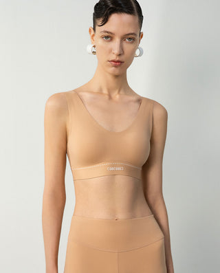 Aimer CHUANG 25SS Scoop Neck Wireless T-Shirt Bra