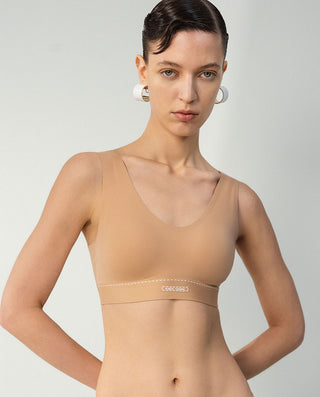 Aimer CHUANG 25SS Scoop Neck Wireless T-Shirt Bra