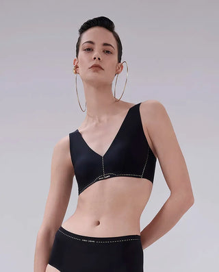 Aimer CHUANG V-Neck Soft-Support Bra Top