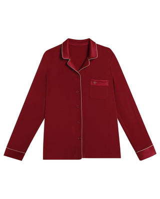 Aimer Long-Sleeve Soft Pajamas Set