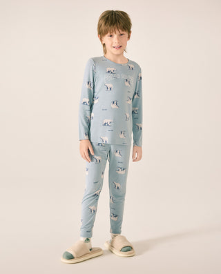 AIMER KIDS Polar Bear Long Pants