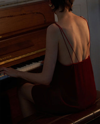 Aimer Luxury Mulberry Silk Slip Dress