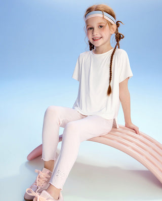 AIMER KIDS Milk Fiber Soft Leggings