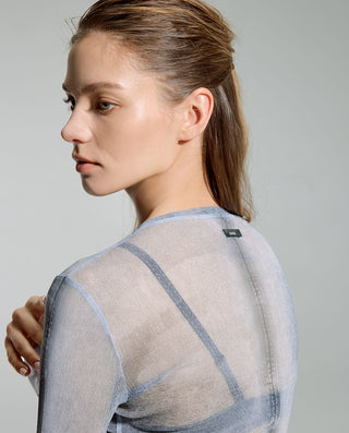 AIMER Crew Neck Long Sleeve Top