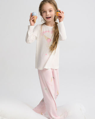 Aimer Kids Milk Fiber Collection Homewear Top For Girls