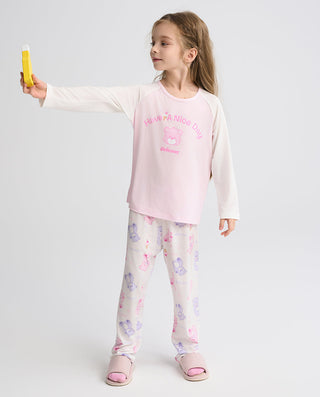 Aimer Kids Long-sleeved Homewear Set For Girls Value Set