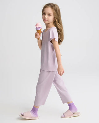 Aimer Kids Algae Sleepwear Pajamas Set
