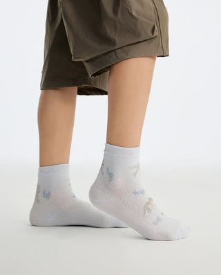 Aimer Kids Mesh Printed Socks For Boys