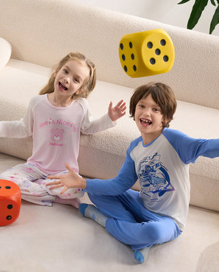 Aimer Kids Long-sleeved Homewear Set For Girls Value Set