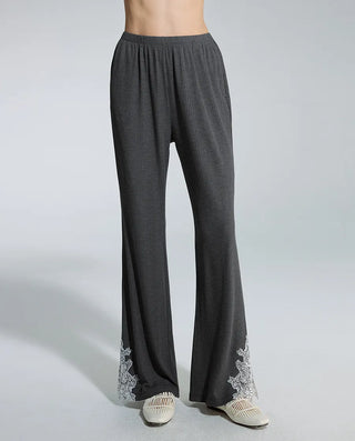 Aimer Lace‑Trim Padded‑Cup 3‑Piece Women Loungewear Set AM46D581