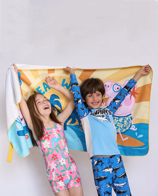 Aimer Kids Peppa Pig Pocket Bath Towel