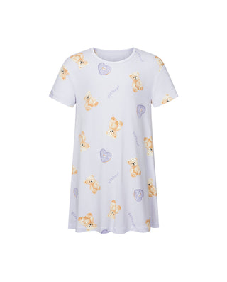 Aimer Kids Short-sleeved Nightdress For Girls