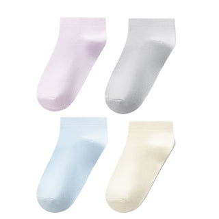 AIMER 'S 100% Cotton Disposable Women's Ankle Socks JS210405