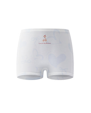 Aimer Kids TrueMilk Fiber Bear Print Mid Rise Boyshorts