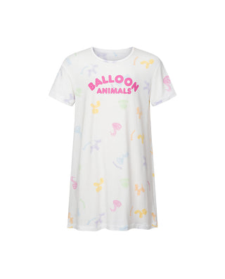 Aimer Kids Short-sleeved Nightdress For Girls