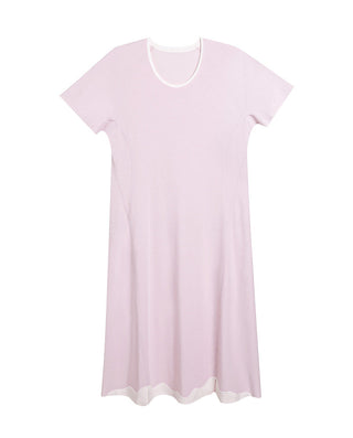Aimer Short-Sleeve Nightgown with Seaweed Fiber