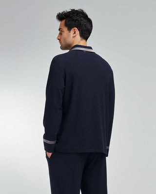 Aimer Men Milk Long Sleeve Classic Sleep Top