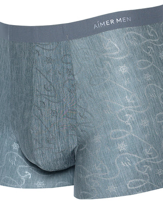 AIMER MEN Cool Touch Jacquard High Waist Trunks NS23K831