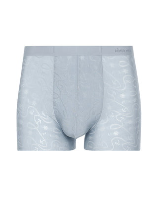 AIMER MEN Cool Touch Jacquard High Waist Trunks NS23K831