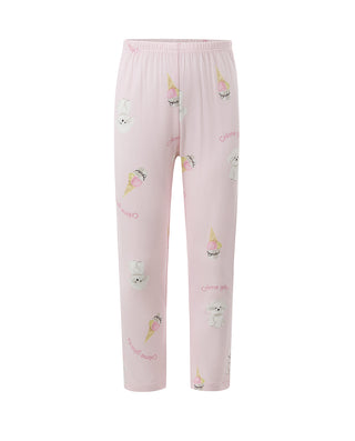 Aimer Kids ‌Milk Collection Fiber Pajama Pants For Girls