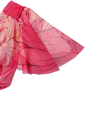 Aimer 2025ss Vintage Floral Print Skirted Bikini 2 Piece Swimwear Set