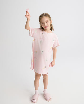 Aimer Kids Milk Fiber Collection Nightdress For Girls