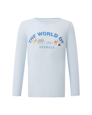 Aimer Kids Milk Fiber Homewear Tops For Boys AK241H111