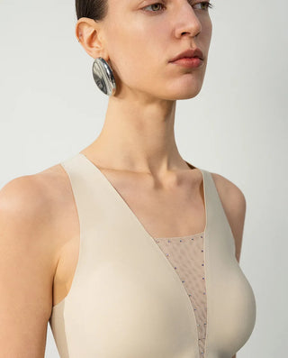 Aimer CHUANG Summer Deep V Wireless Bra Tank Top