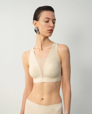 Aimer CHUANG Summer Deep V Wireless Bra Tank Top