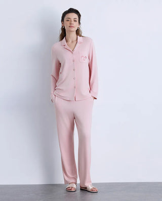 Aimer Milk Fiber Modal Pajama Set AM46B701