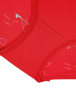 Aimer 25AW Sunshine Gold Lucky Charm Mid-Rise Briefs AM23B643