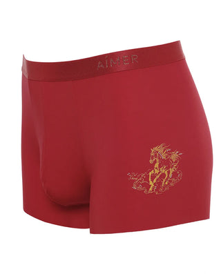 Aimer Men Red Trunk NS23M691
