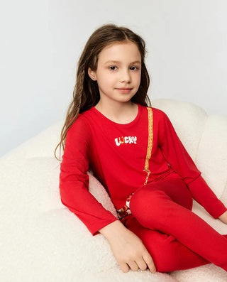 Aimer Kids Milk Fiber Base Layer Sets