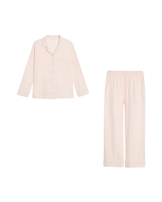 AIMER 25AW Milk Life Collared Long Sleeve Separates Set AM46B751