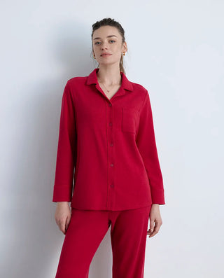 AIMER 25AW Milk Life Collared Long Sleeve Separates Set AM46B751