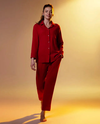 Aimer TrueMilk Fiber Long-Sleeve Lounge Set