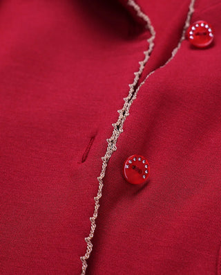 Aimer 25AW Sunrise Golden Mountain Lucky Series Lapel Long Sleeve Set AM46B641