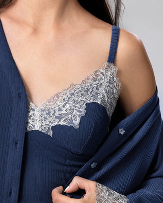 Aimer Classic Cardigan Pajama Set
