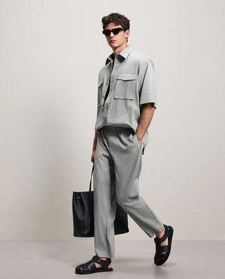 AIMER MEN Linen casual pants