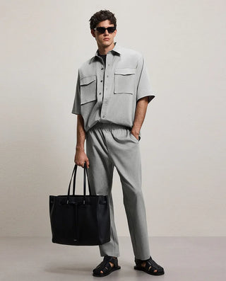 AIMER MEN Linen casual pants